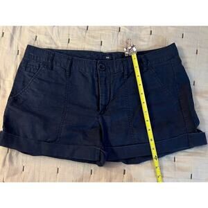 GAP Navy Blue Linen Shorts